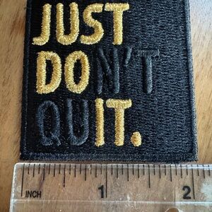 Suburban - Just Don't Quit (Just Do It) Morale Patch - Gold